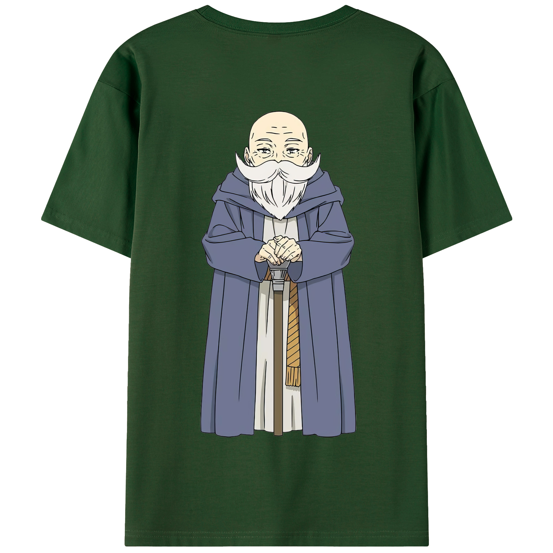 （画像用） 葬送のフリーレン Frieren 綿100％半袖Tシャツ（背面プリント）